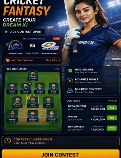 457bet (457 bet) fantasy cricket & matchday visual 3